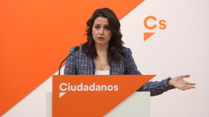 La líder de Cs en Cataluña, Inés Arrimadas.