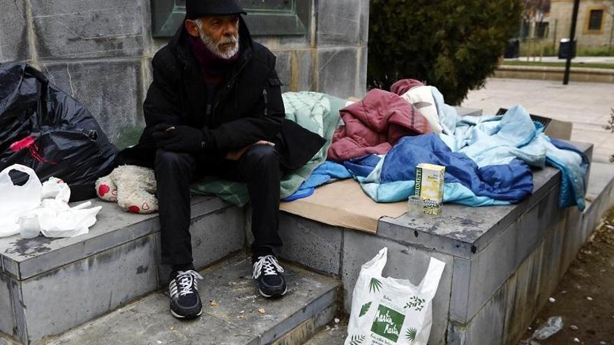 Los sin techo ante la nevada: &quot;Prefiero que me ataque el coronavirus al frío&quot;