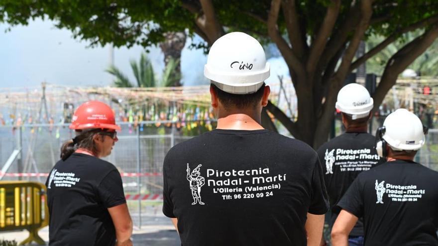 La mascletà de pirotecnia Nadal Martí de este sábado en Elche, en imágenes