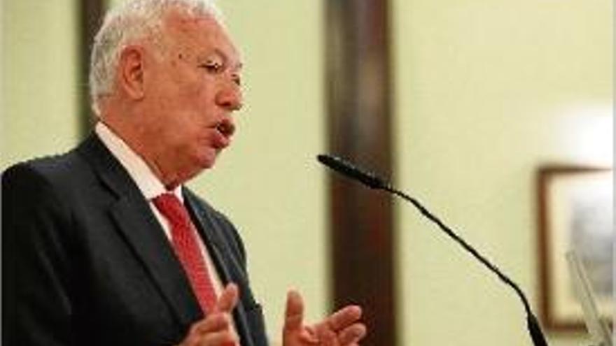 El ministre d&#039;Exteriors, José Manuel García-Margallo.