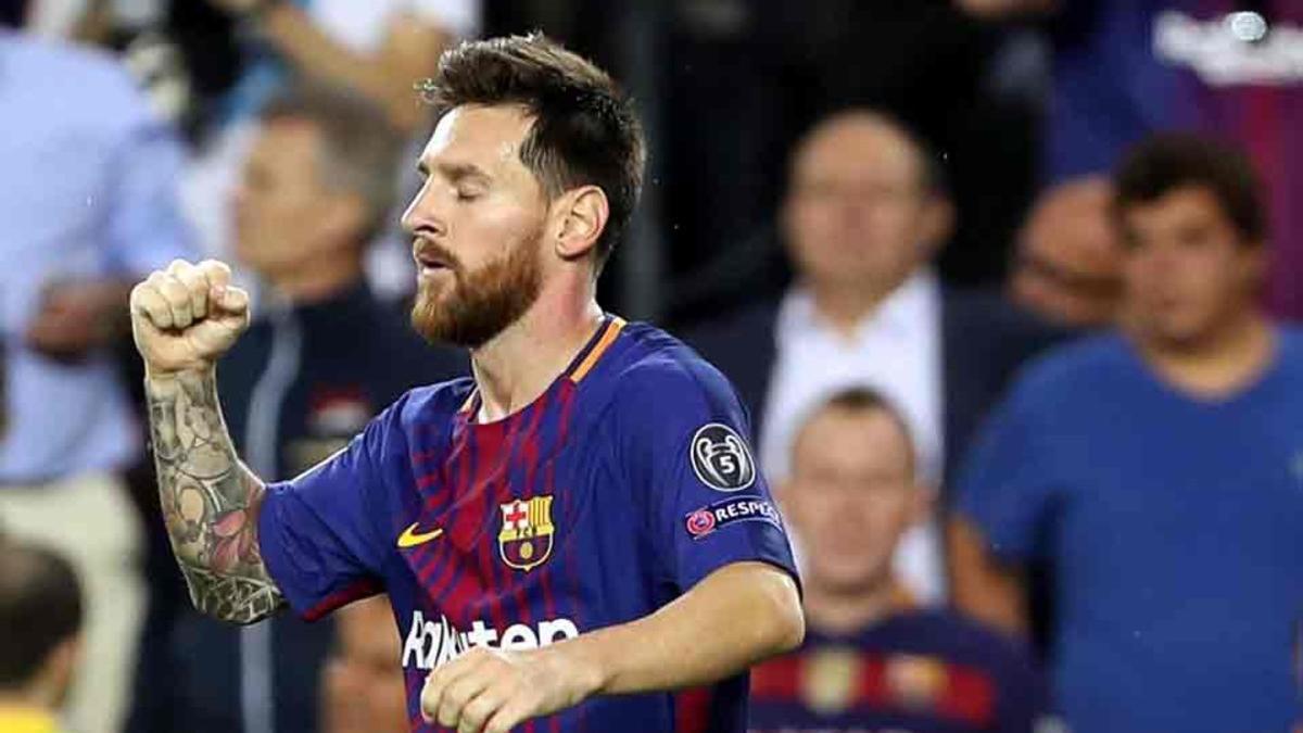 Messi marcó dos goles a la Juventus
