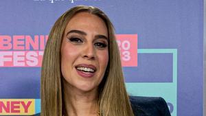 Mónica Naranjo, durante la presentación de la segunda edición del Benidorm Fest, en enero del año pasado.