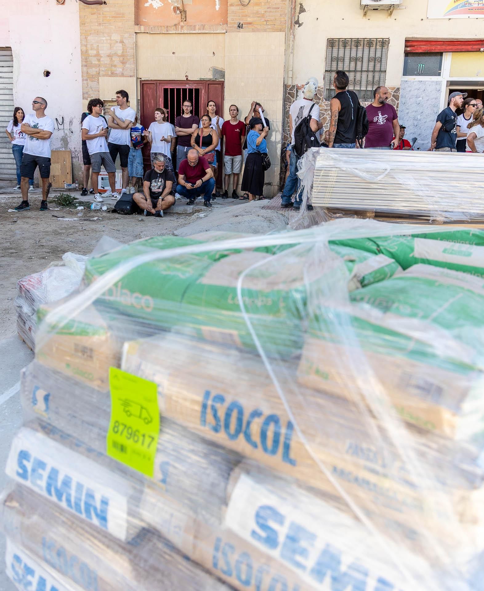 Desahucio en el barrio de Nou Alacant