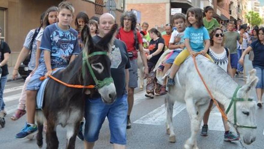 Instant de la cercavila de dissabte al vespre