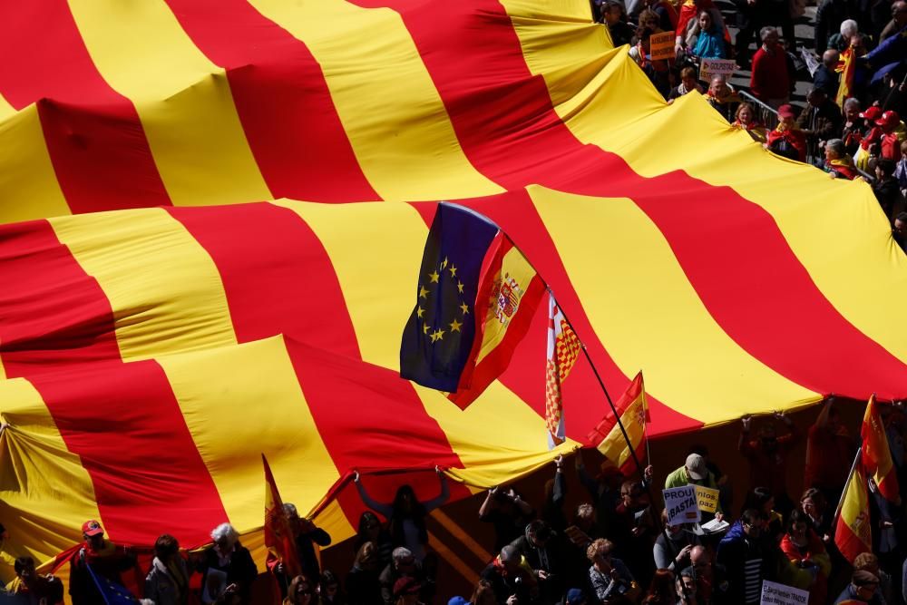 Manifestación de Sociedad Civil Catalana