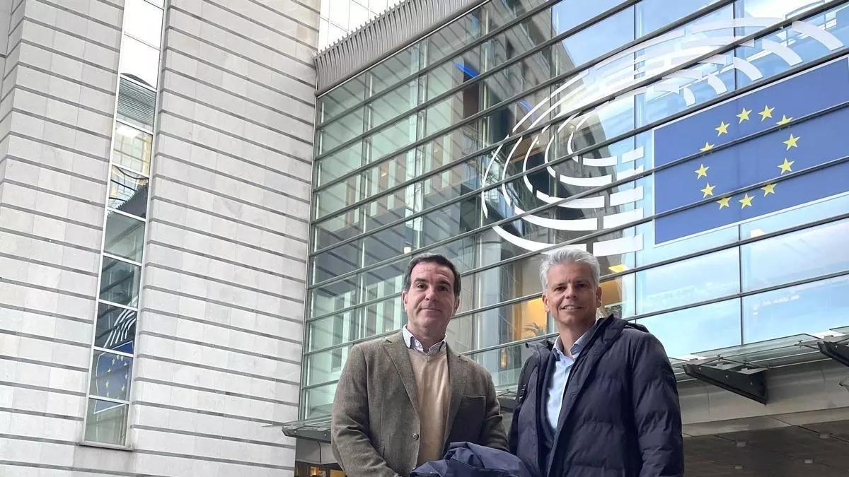 De izqda. a dcha., Leonardo Bueno y David Páez, Adjunto a la Dirección General y Director del Área Internacional de CTA, respectivamente-.