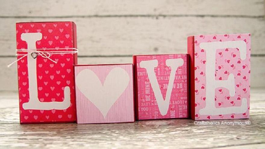 Cinco manualidades para regalar a tu pareja en San Valentín