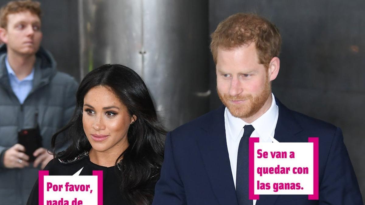 Meghan Markle y Príncipe Harry de la mano no quieren agobios