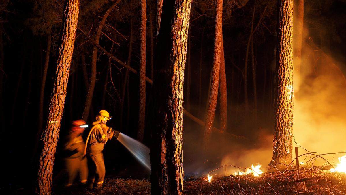 Imagen de archivo de un incendio forestal.