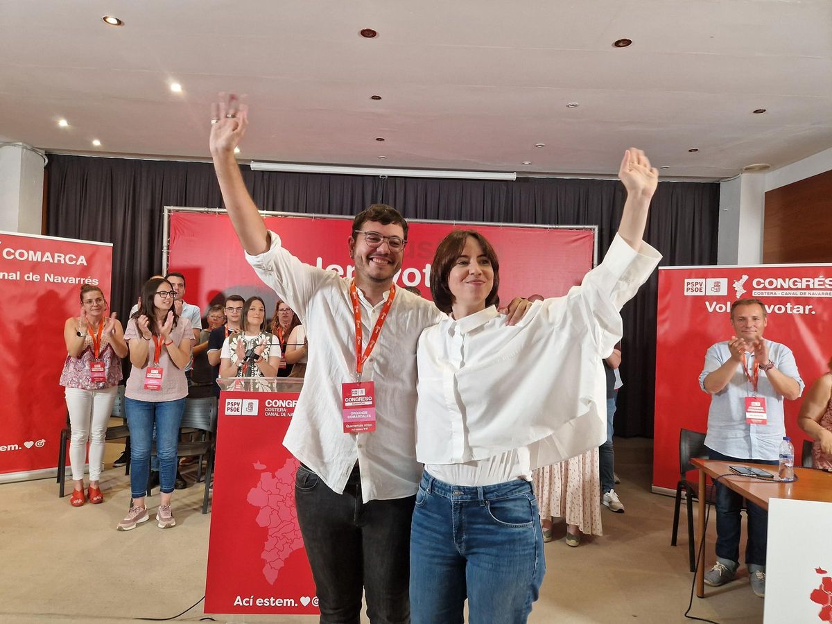 Un momento del congreso comarcal del PSPV, en Moixent.
