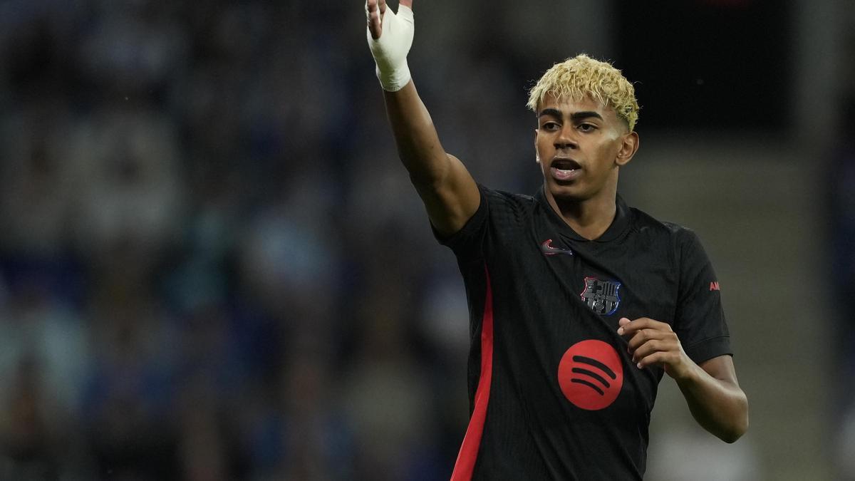Lamine Yamal, delantero del Barça.