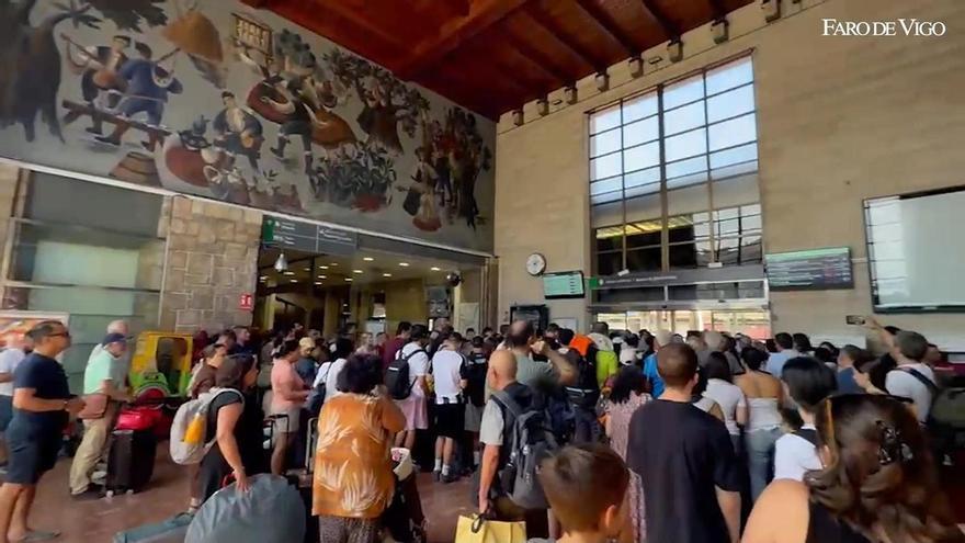 La avería en O Irixo interrumpió el tráfico en la estación de Ourense