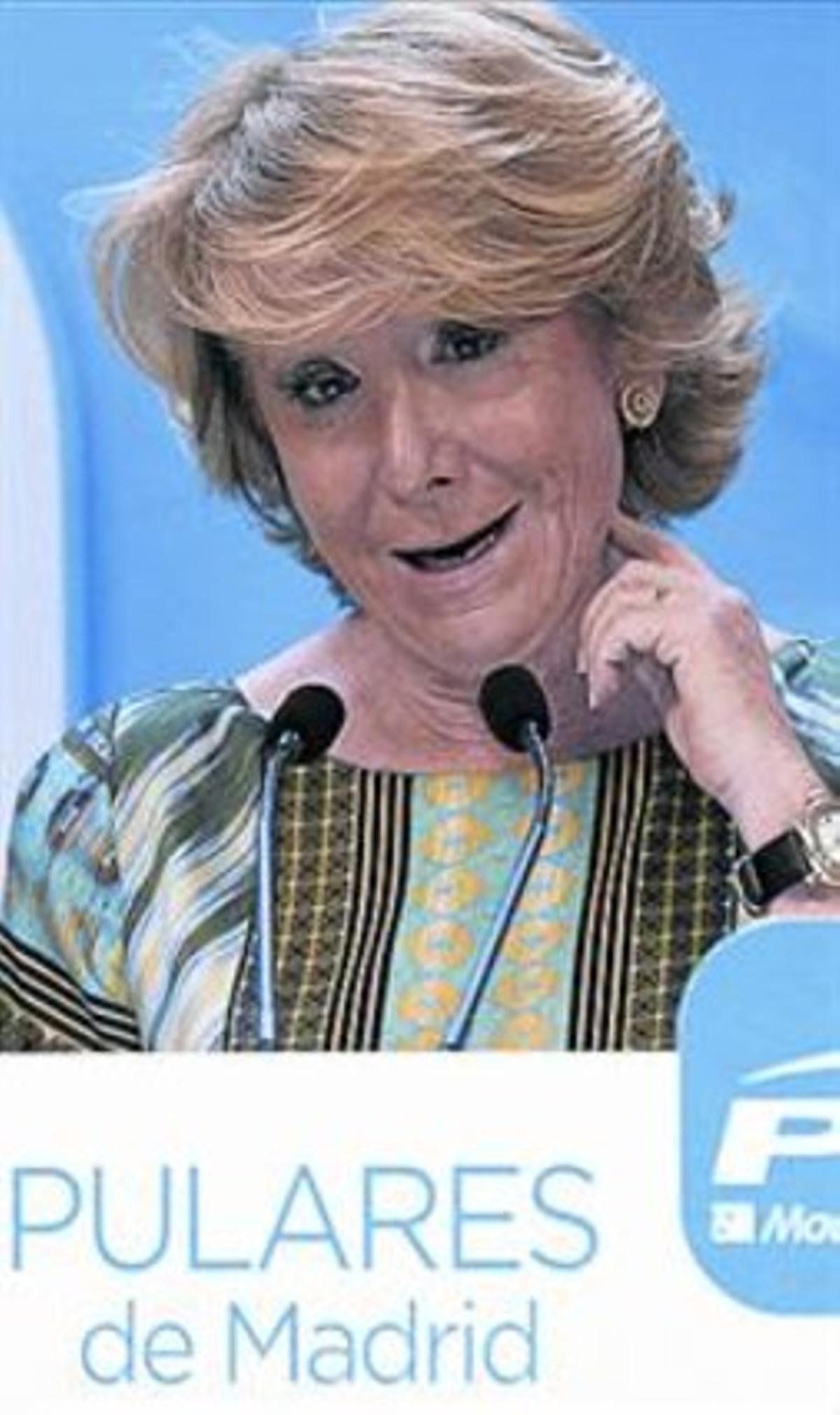 Esperanza Aguirre.