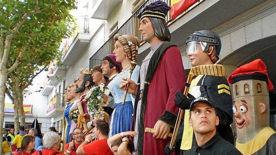 La colla gegantera de Puigcerdà en la seva visita a Torrejón de Ardoz