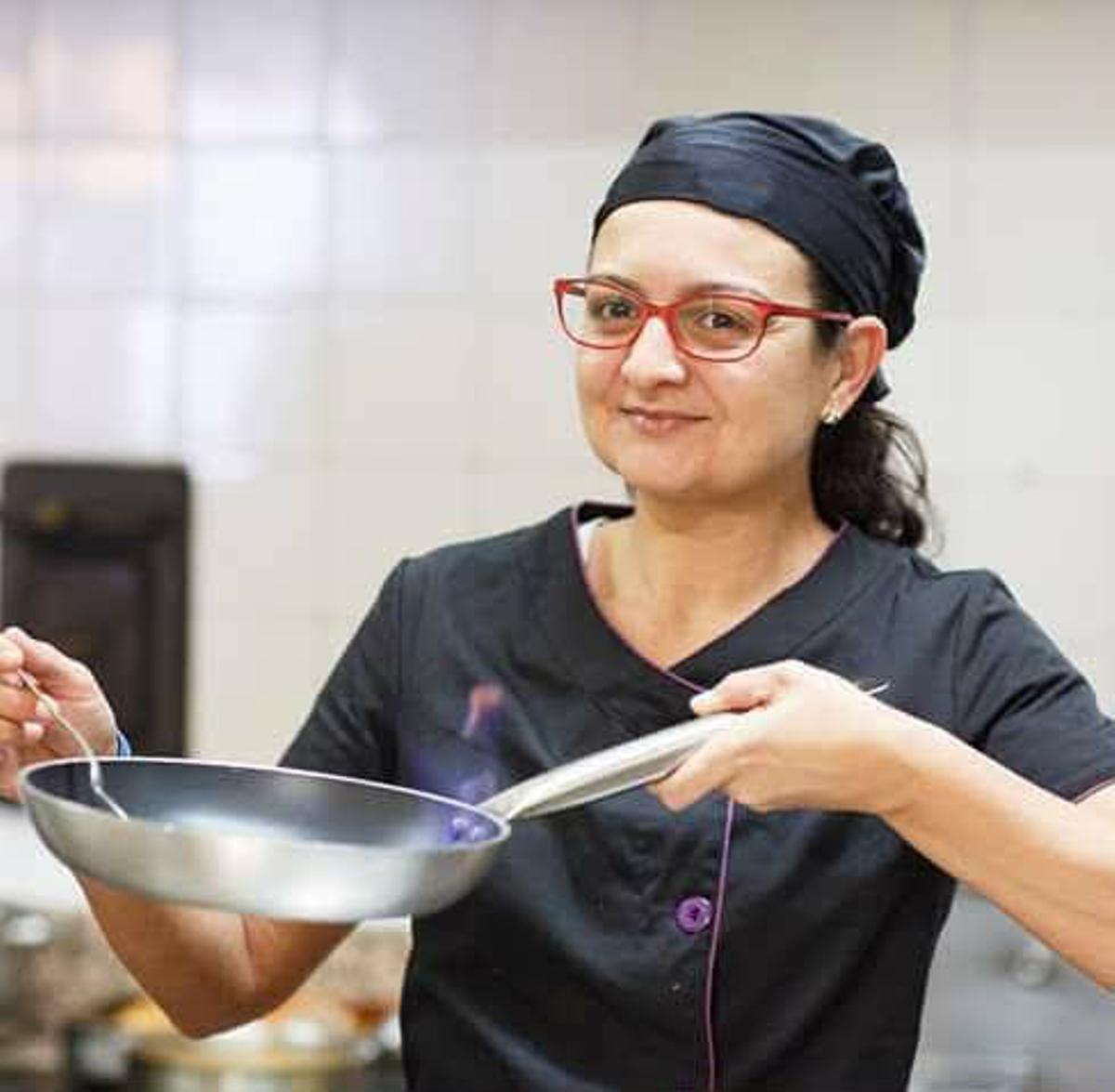Noelia Rodríguez, del hotel restaurante Casa Peto, de Outes.