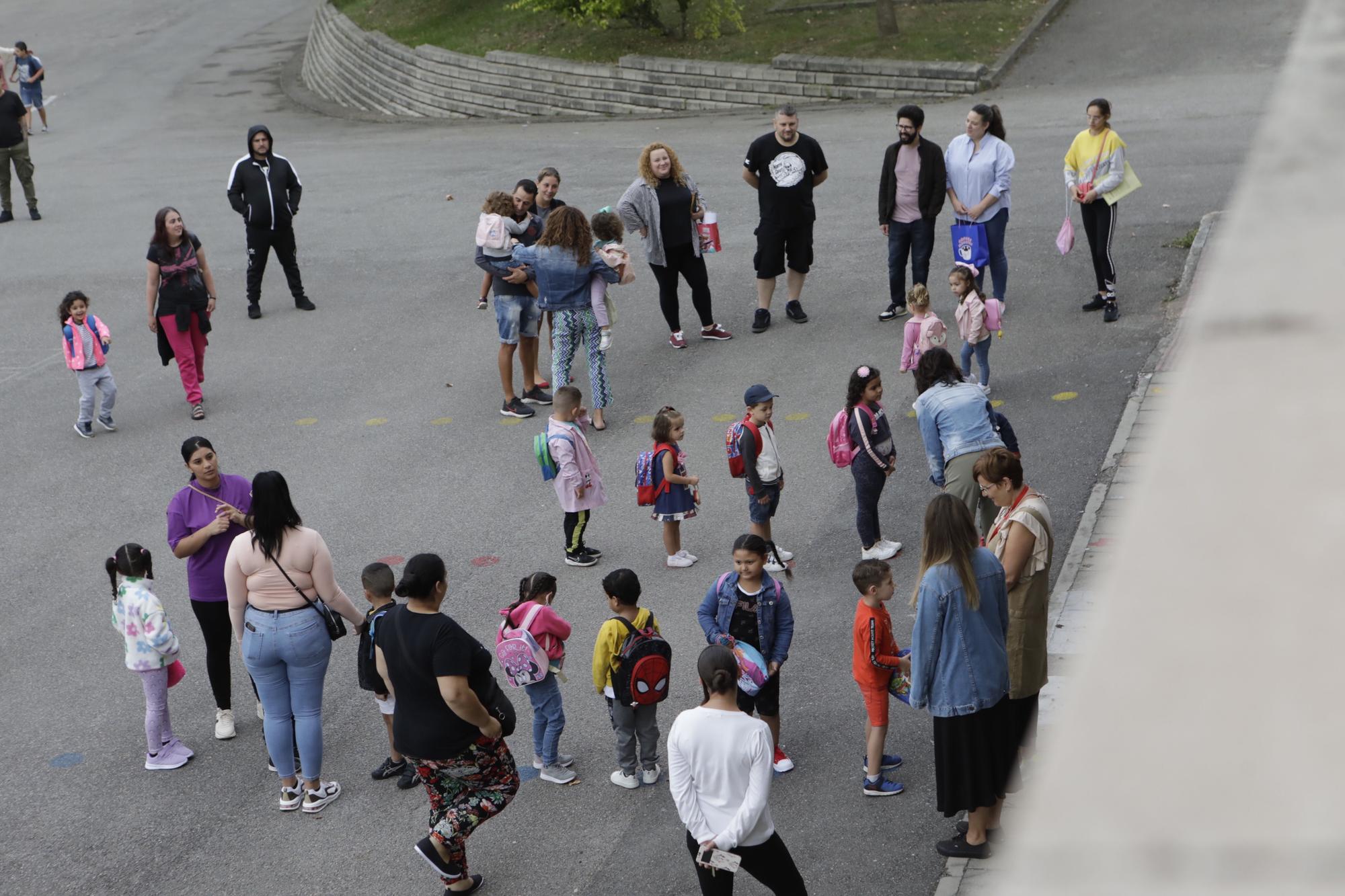 Vuelta al cole en el colegio de la Carriona en Avilés