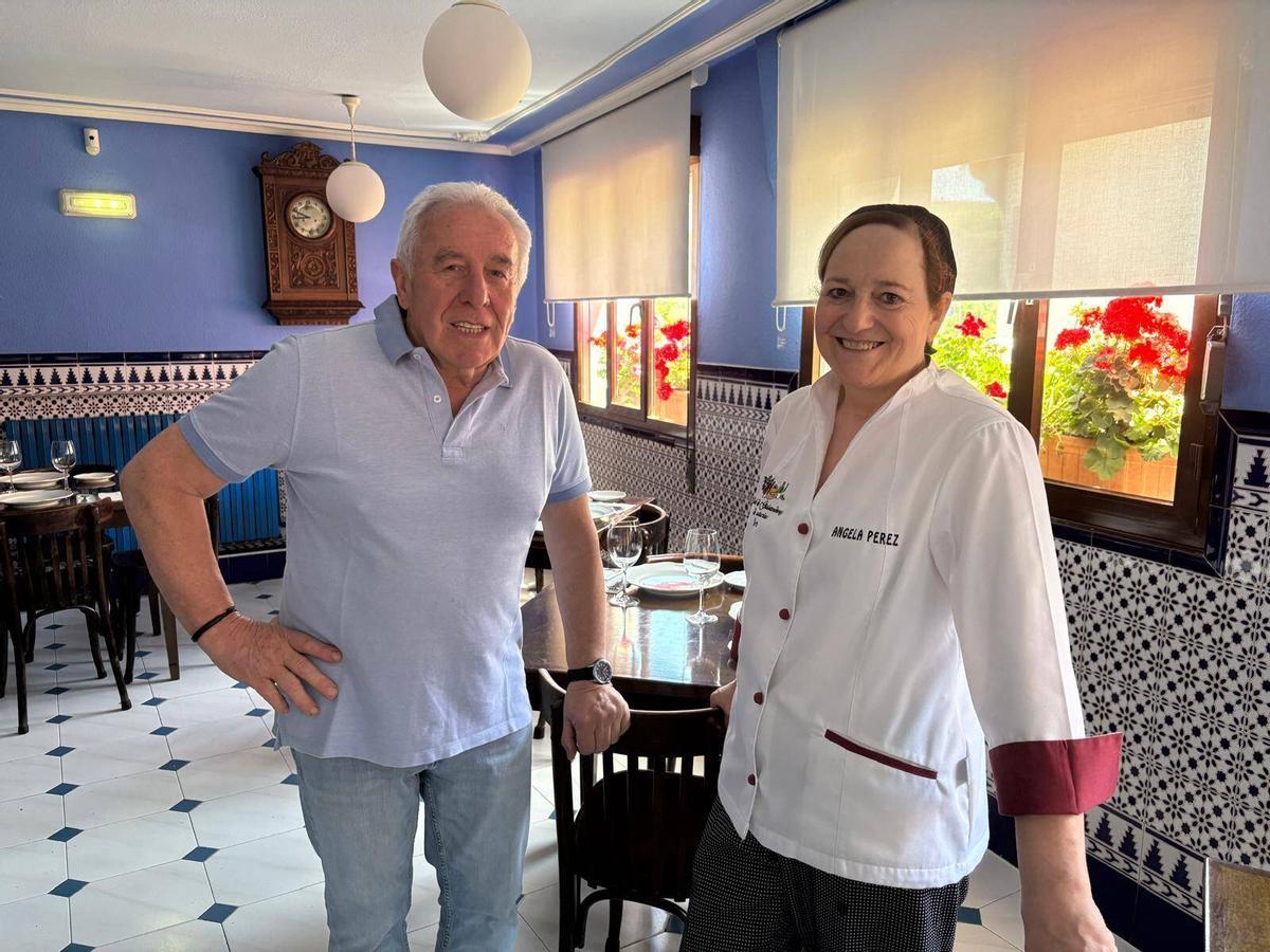 Manel Arias y su esposa Ángela Pérez, en mayo, mes que cerraron su restaurante.
