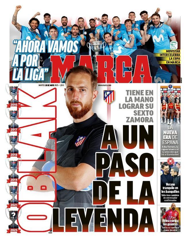 Las portadas de la prensa deportiva de hoy