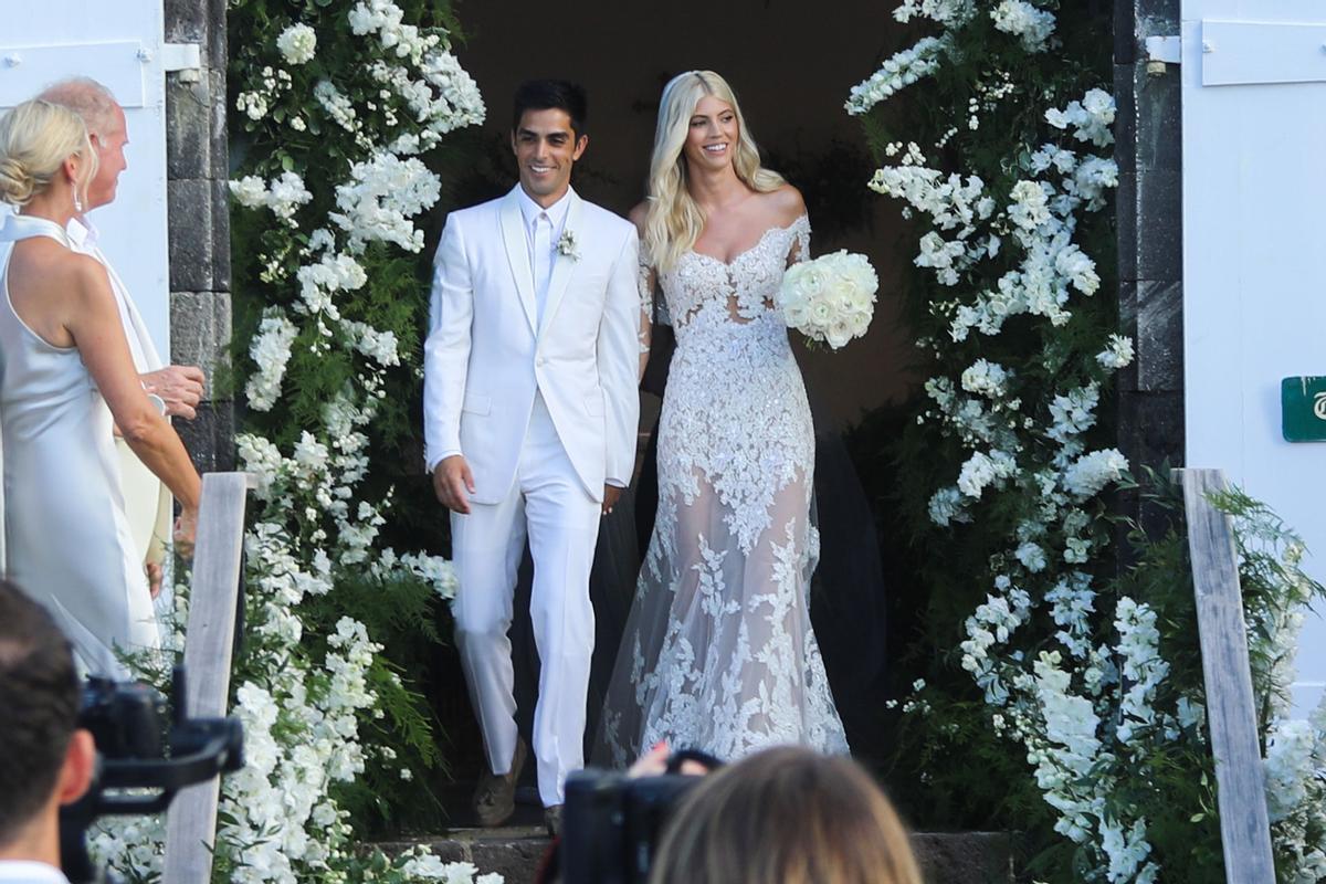 El vestido de novia de Devon Windsor