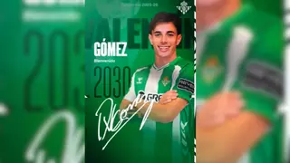 El Betis hace oficial a Valentín Gómez… ¡al ritmo de Fran Perea!