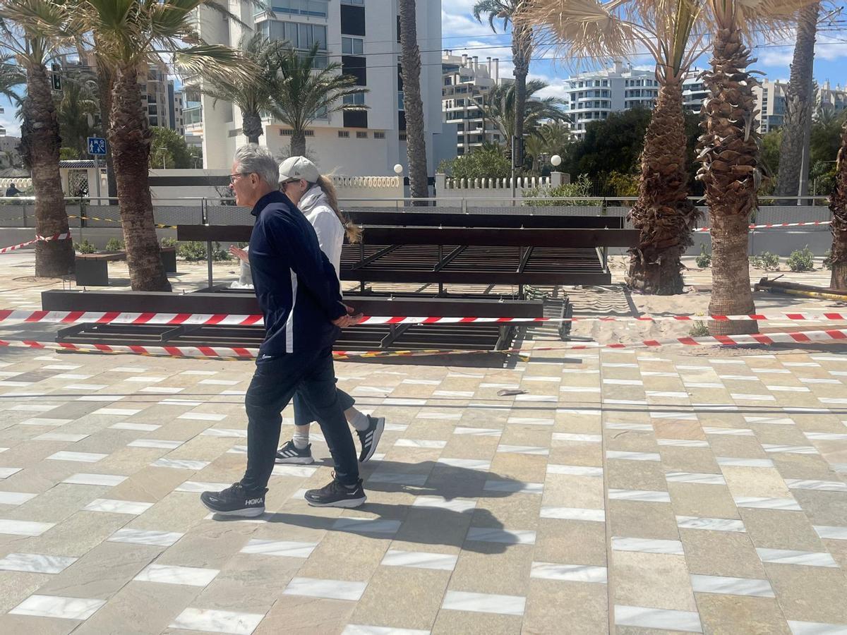 Otra de las zonas del litoral alicantino en las que se está interviniendo actualmente