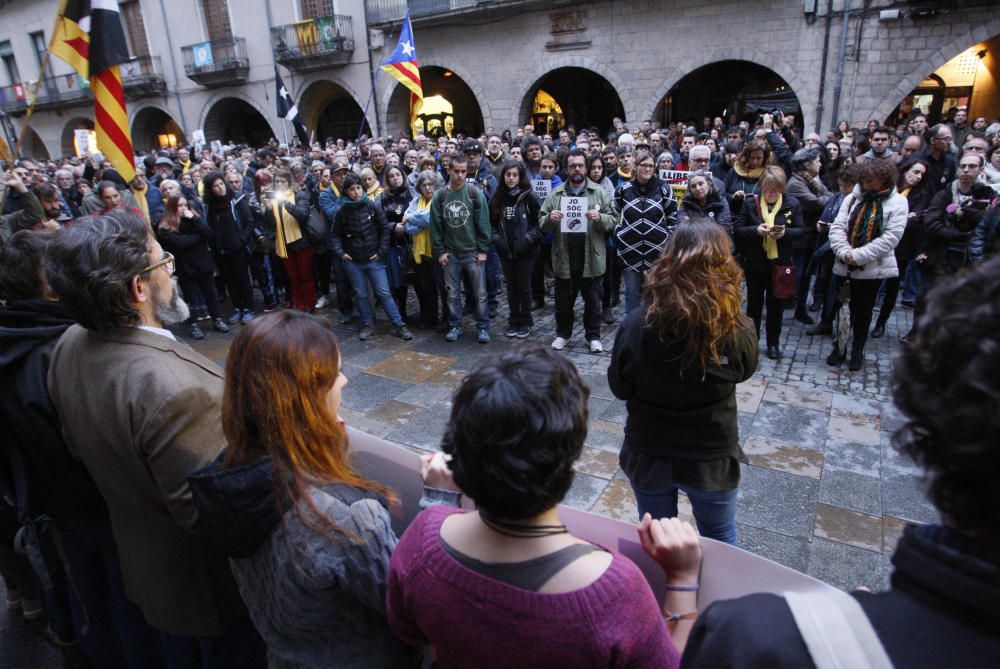 Concentració de suport als CDR a Girona