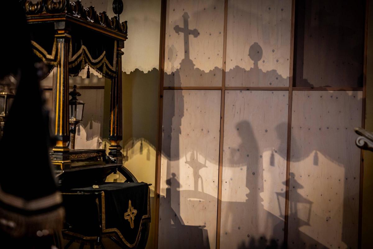 Colección de carrozas del cementerio de Montjuïc, en Barcelona.