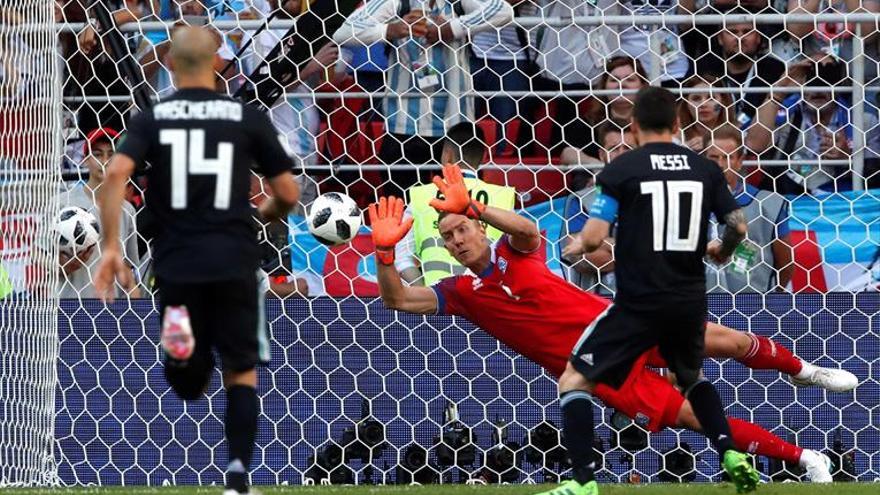 Un punto de frustración para Argentina en su debut en Rusia