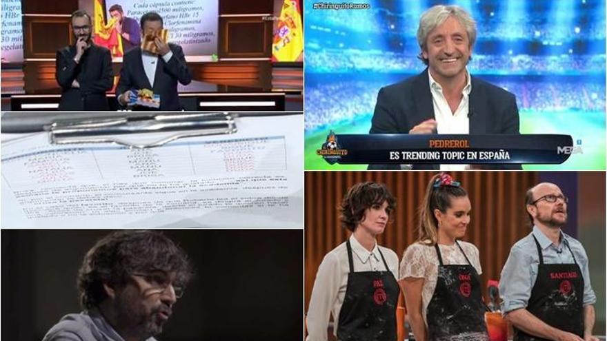 Los cinco &#039;momentazos&#039; vistos esta semana en televisión.