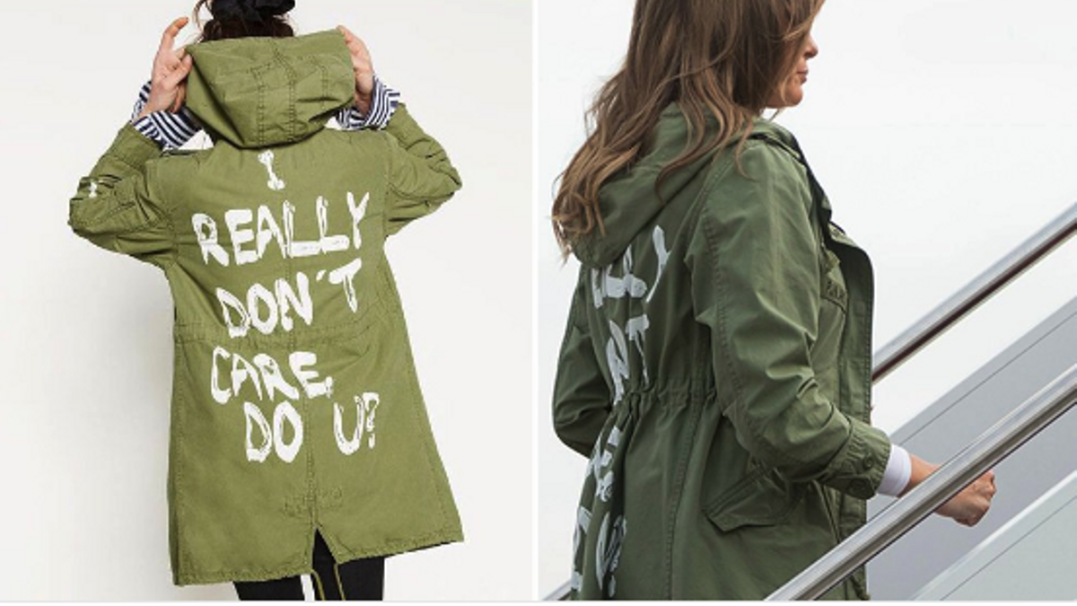 La polémica chaqueta de Zara de Melania Trump