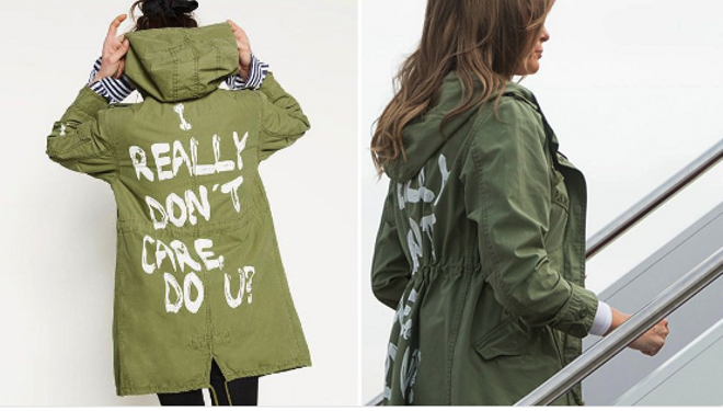 La polémica chaqueta de Zara de Melania Trump