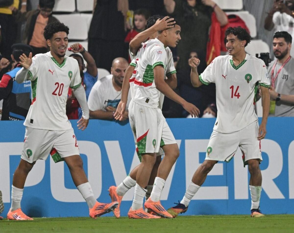 La selección marroquí frente a Estados Unidos