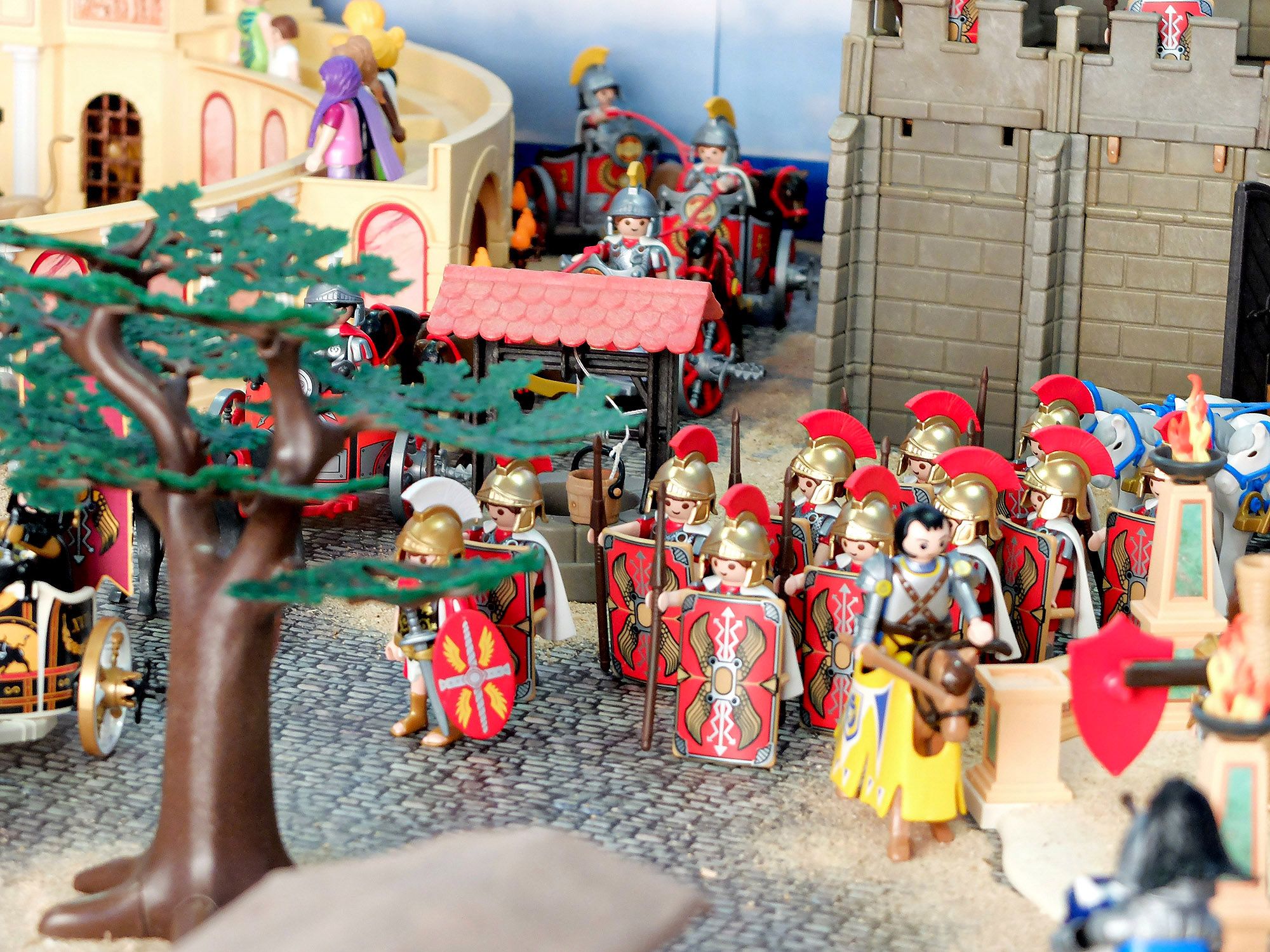 Un gran pessebre de Playmobil a Palau-Saverdera