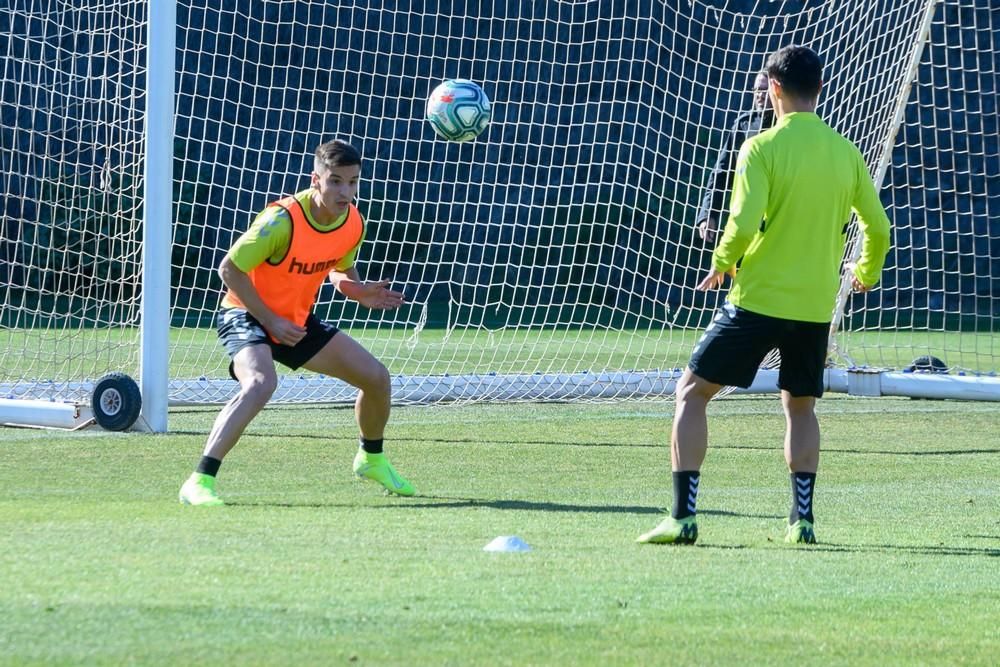 Entrenamiento de la UD Las Palmas previo al derby canario