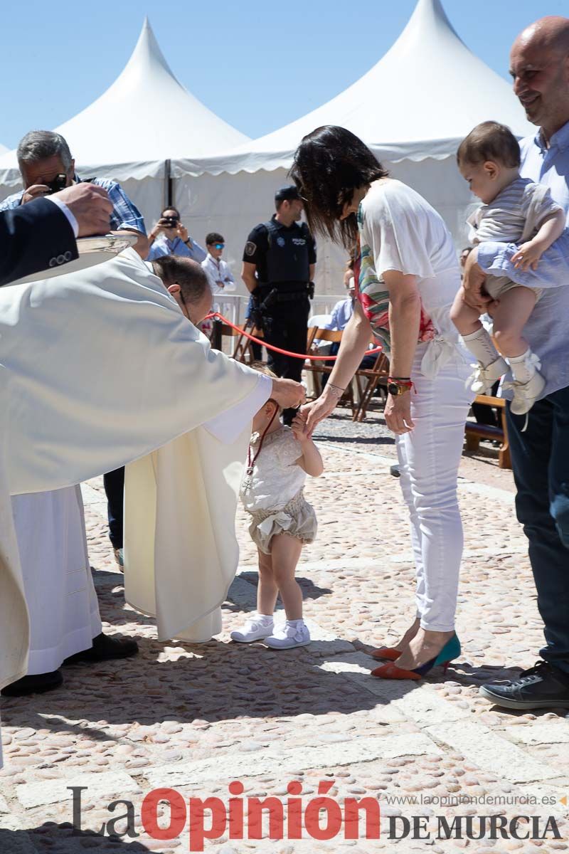 Imposición de nuevos hermanos cofrades de la Vera Cruz de Caravaca