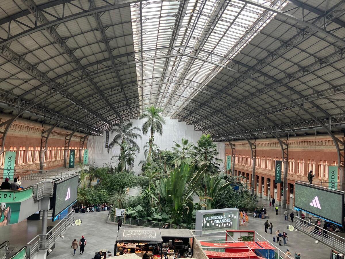 Así está el vestíbulo de Atocha