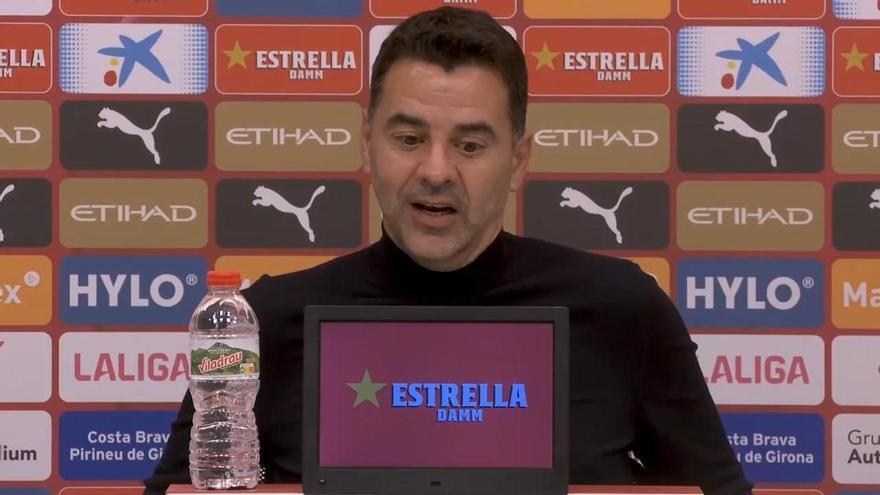 Míchel: "Hicimos un partidazo, es muy injusto hablar de una jugada puntual"