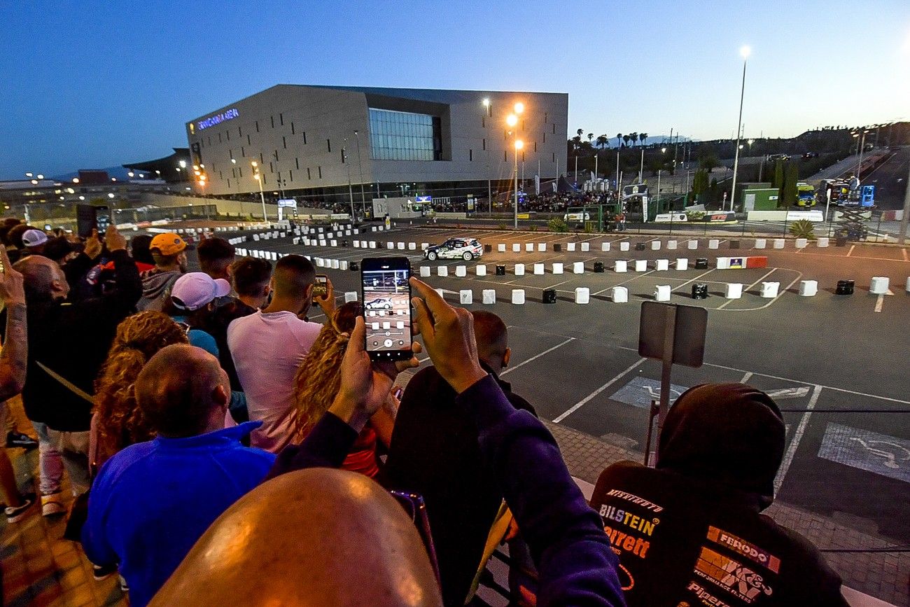 Tramo espectáculo del Rally Islas Canarias