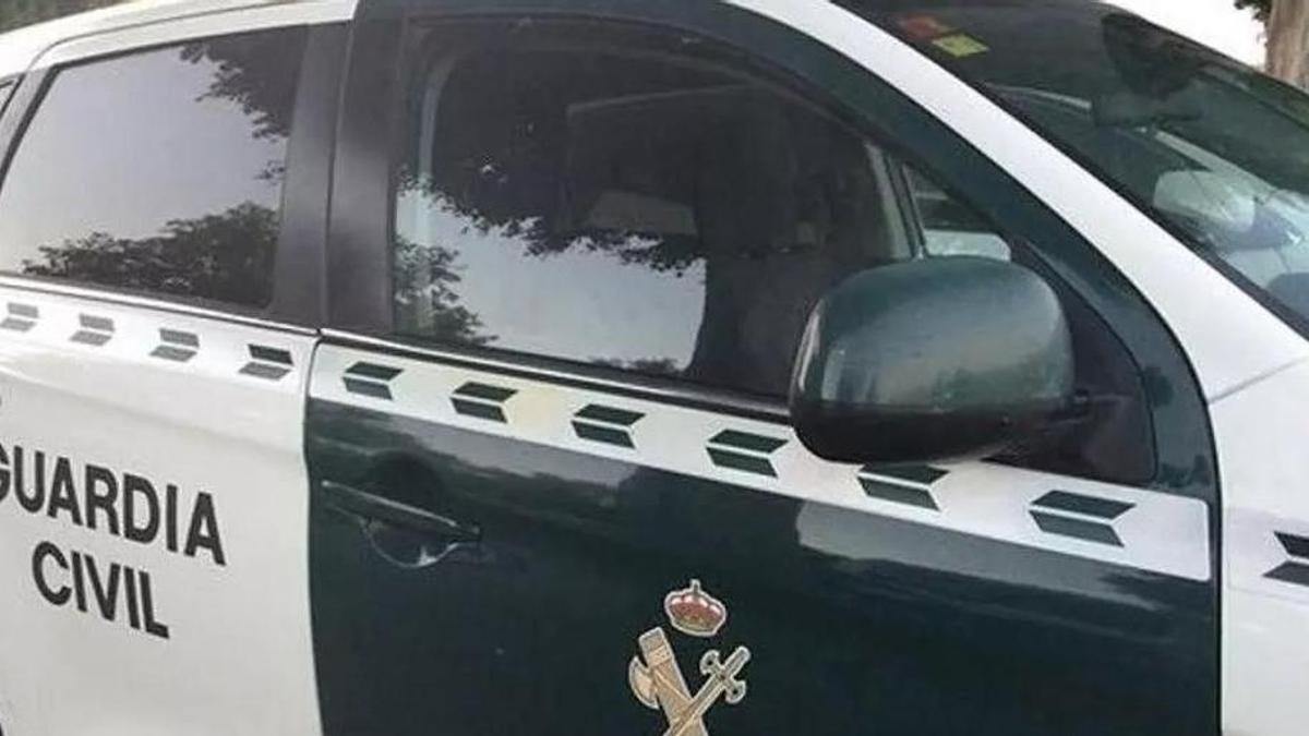 Un  vehículo de la Guardia Civil.