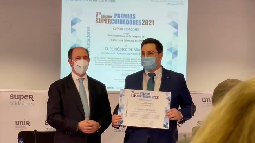 EL PERIÓDICO DE ARAGÓN, premio Supercuidadores 2021