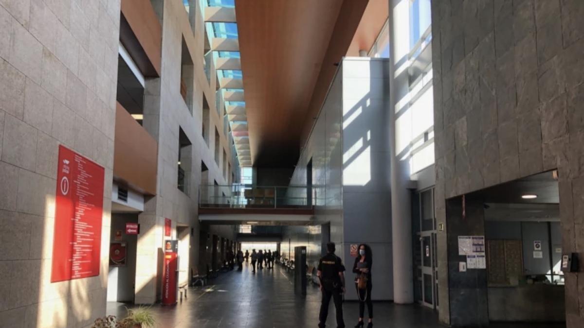 Interior de la Audiencia Provincial de Cáceres, en una imagen de archivo.
