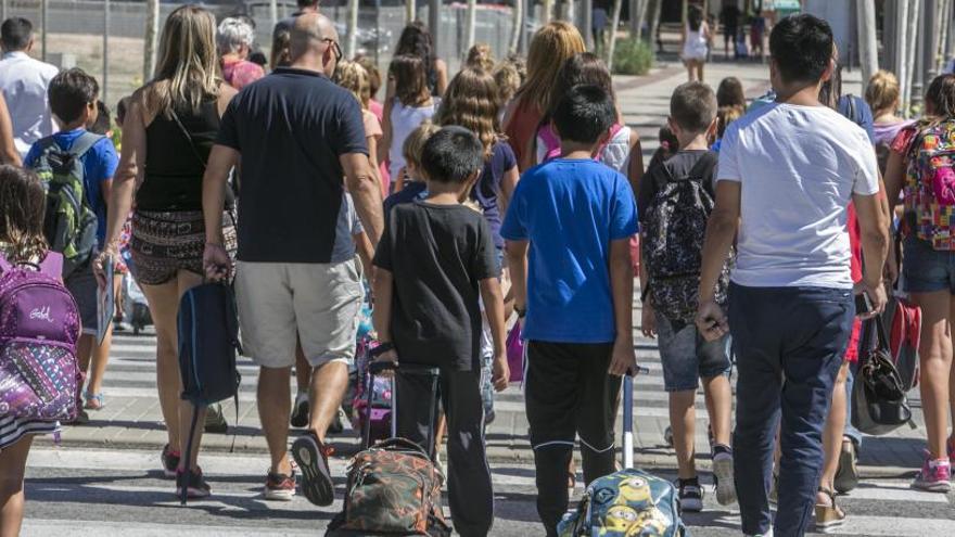 El curso escolar empezará en Alicante el lunes 10 de septiembre