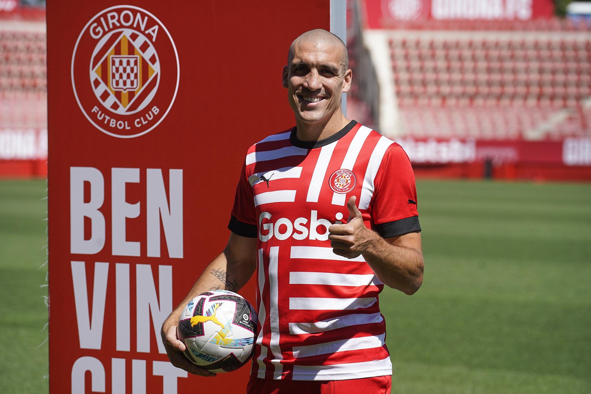 Presentació d'Oriol Romeu, nou jugador del Girona