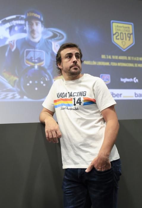 Fernando Alonso en La Morgal