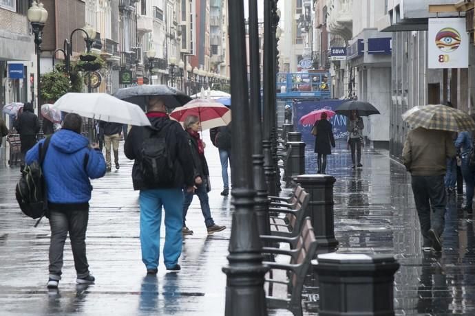 30.01.18 Gran Canaria. Lluvia en la zona Las Palma