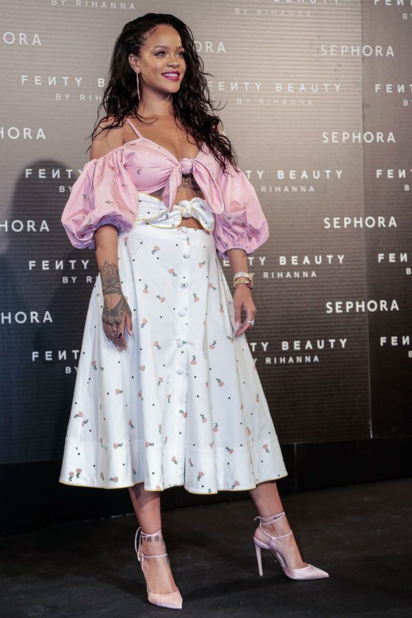 Rihanna en la presentación de Fenty Beauty