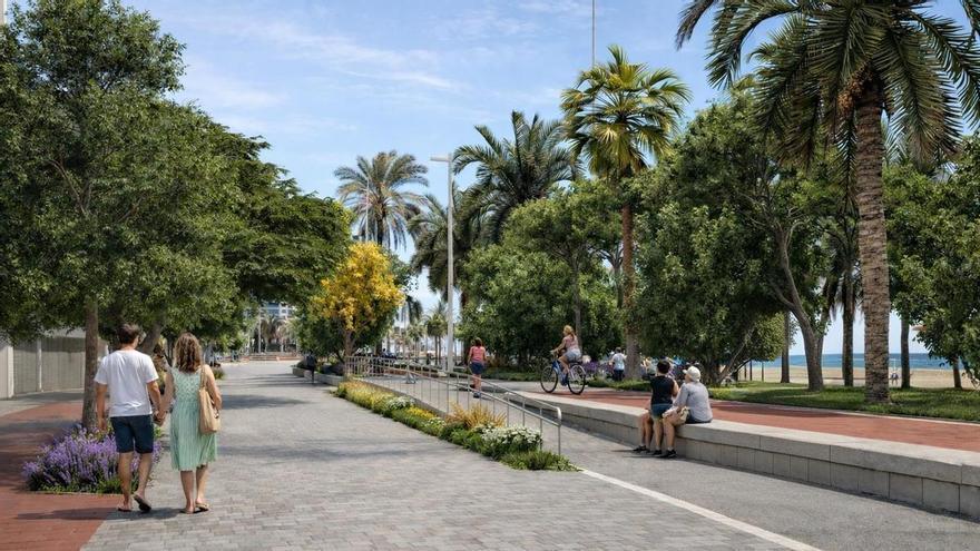 Gandia creará una 'isla contra el calor' en la playa para hacer frente al cambio climático