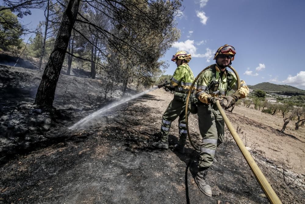 Incendio en La Torre de les Maçanes