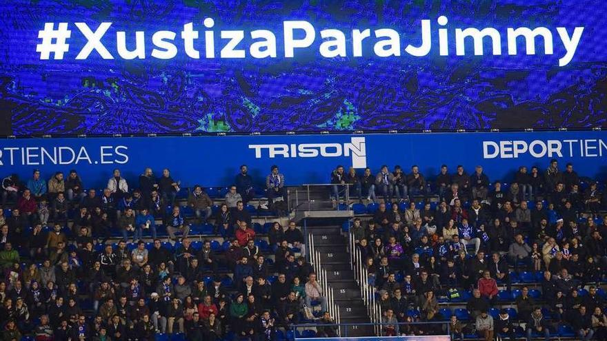 Imagen de uno de los marcadores electrónicos durante el partido de ayer contra el Betis.