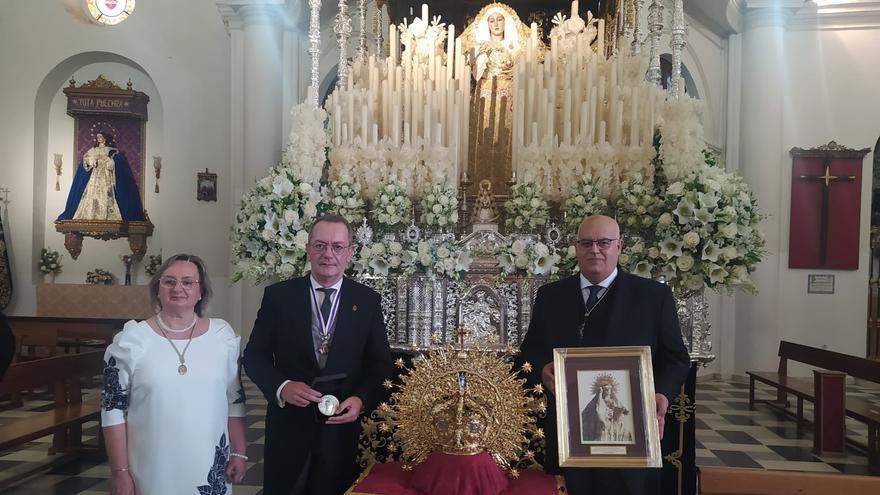 El Paso Blanco de Lorca acompaña a la Hermandad del Nazareno de Huelva en la coronación de la Amargura